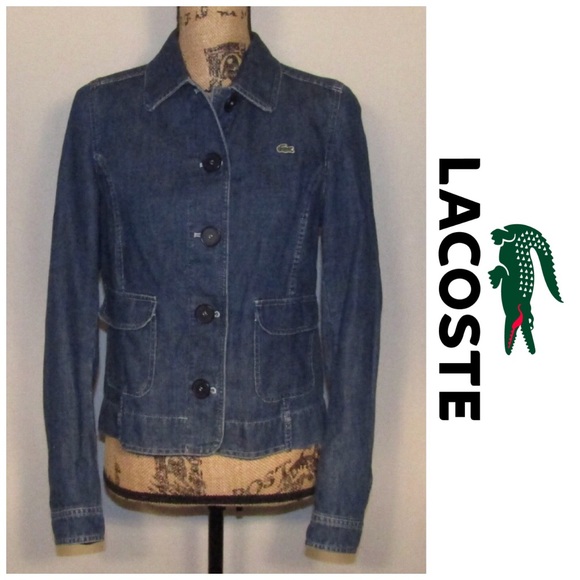 lacoste jean jacket